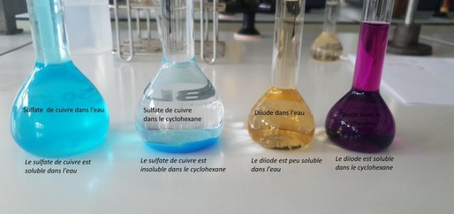 Le 5 mai - solubilité - miscibilité - Lycée Léopold Sédar Senghor